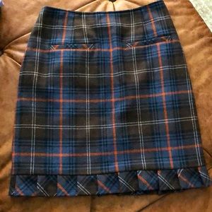 Women’s CAbi plaid skirt size 6
